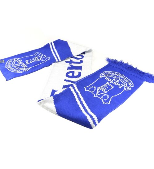 Everton Jacquard Vertigo Design Scarf-one-size Blå