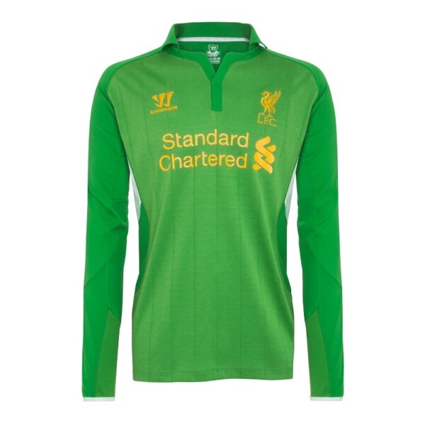 Liverpool hjemme målmandstrøje L/S lange ærmer 2012/13-S Grøn