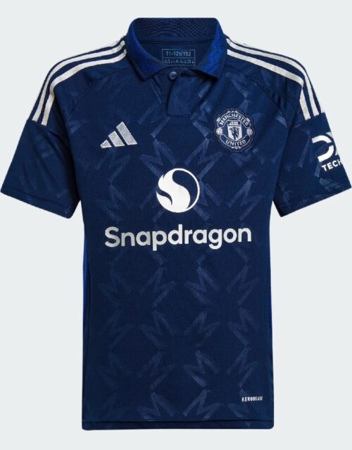 Manchester United away jersey 2024/25 - youth-140 Mørkeblå