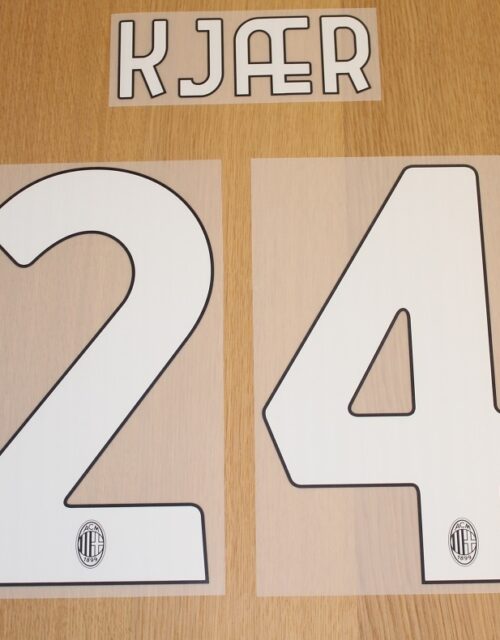 AC Milan home print 2021/22 - KJÆR 24-Adult