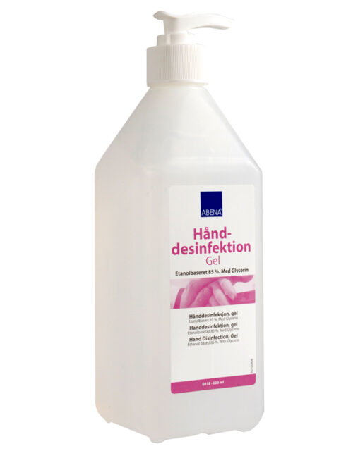 Abena hånddesinfektionsgel 85% ethanol (600 ml)