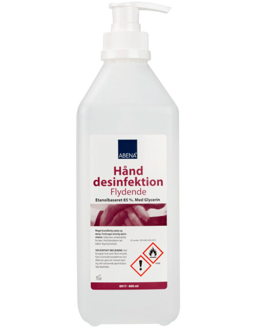Abena håndsprit 85% ethanol (600 ml)