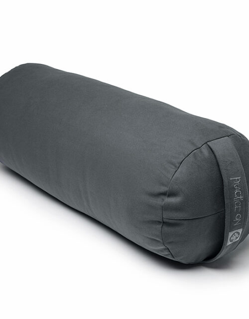 Enlight bolster/yogapølle (Rund - Grå/Thunder)