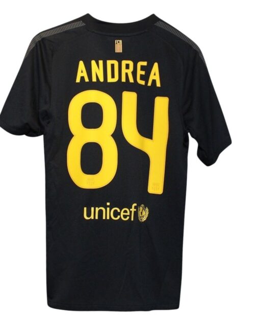 FC Barcelona away jersey - Andrea 84-M Sort