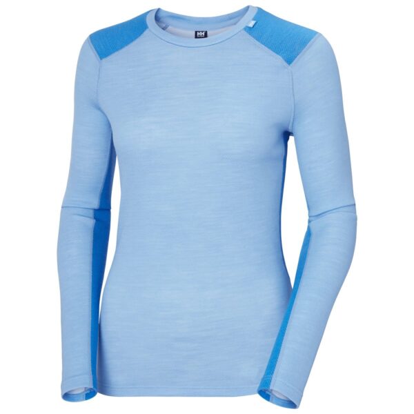 Helly Hansen Lifa Merino Midweight Skiundertrøje Dame, bright blue