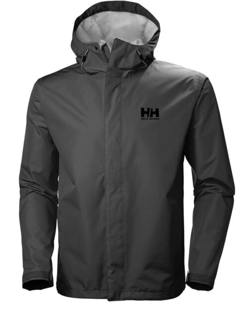 Helly Hansen Seven J Regnjakke Herre, ebony