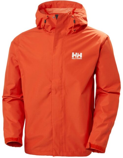 Helly Hansen Seven J Regnjakke Herre, patrol orange