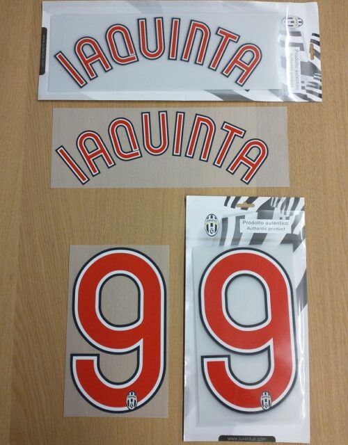 Juventus home printing 2007/08 - Iaquinta 9-Adult