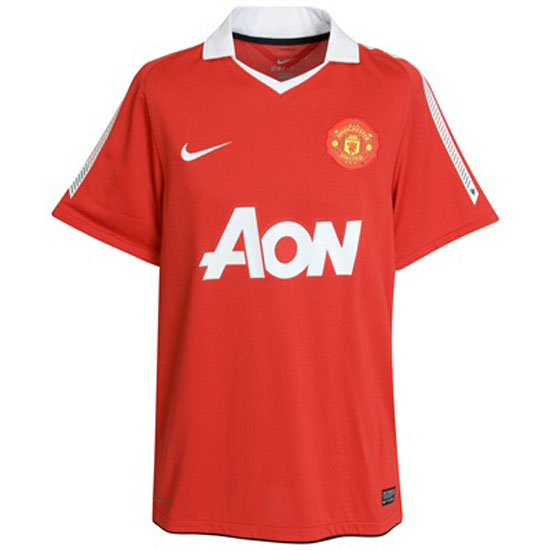 Manchester United hjemme trøje 2010/11 - børn-YM | 137-147