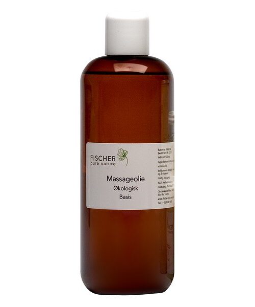 Økologisk Basis Massageolie 2 (500 ml.)
