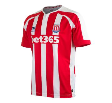 Stoke hjemme trøje 2014/15-S Rød
