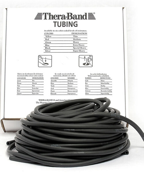 Thera-Band Tubing (Sort - 30,5 m - Hård)