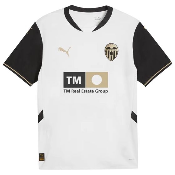 Valencia home jersey 2024/25 - mens-M Hvid