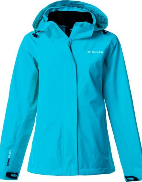 Whistler Wiley 4 Way Stretch Regnjakke Dame, aquarius