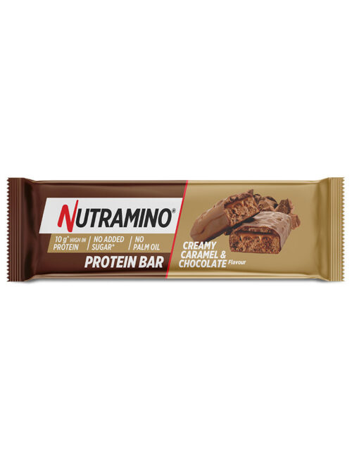 Nutramino Protein Bar - Creamy Caramel & Chocolate (55g) - Proteinbarer