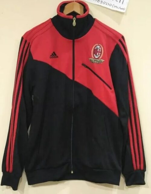 AC Milan track top - black-XS Sort