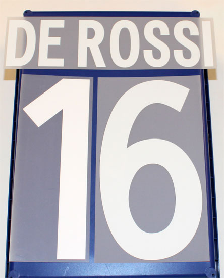 AS Roma hjemme tryk 2012/13 - De Rossi 16 Hvid