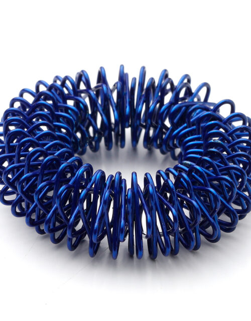 Akupressur ringe / Finger roller (Blå)