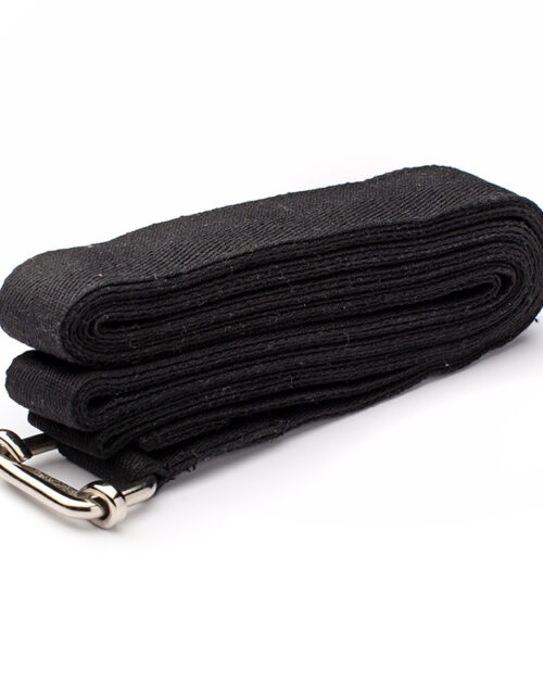 Asana økologisk Pune yogabælte (Sort 250x2,7 cm)