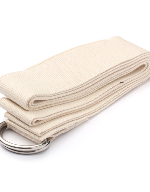 Asana økologisk yogabælte (Natur - 250 x 3,7 cm)