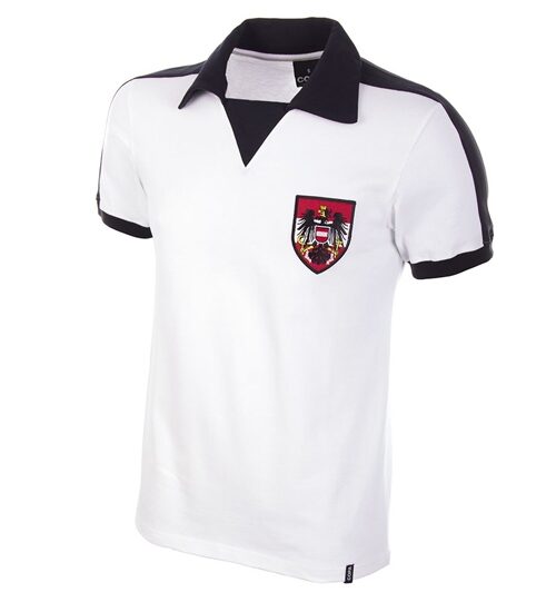 Austria World Cup 1978 Retro Football Shirt (på lager)-S Hvid