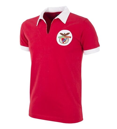 Benfica 1962/63 Retro Football Shirt (På lager)-M Rød