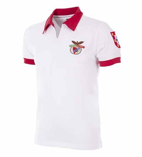 Benfica 1968 Away Retro Football Shirt (In Stock)-L Hvid