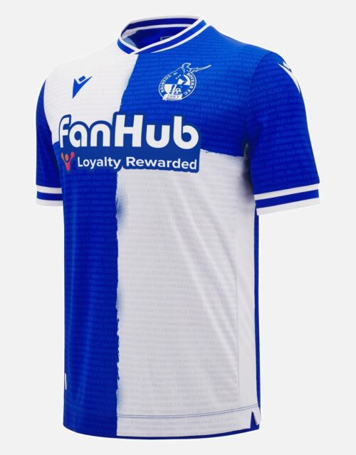 Bristol Rovers home jersey 2024/25 - mens-M (EU) Blå