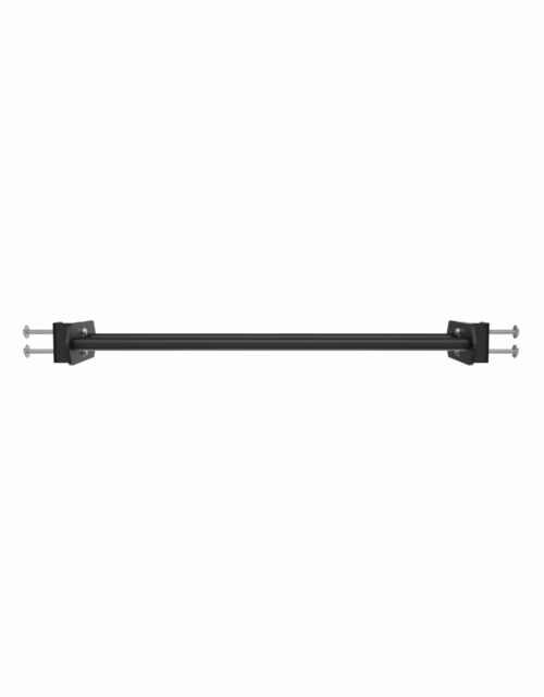 Crossmaxx XL Ball Shelf 110 cm. Opbevaringsmulighed for træningsbolde. Stilfuldt element til træningsområde. 3 mm tyk stål. Mat sort.