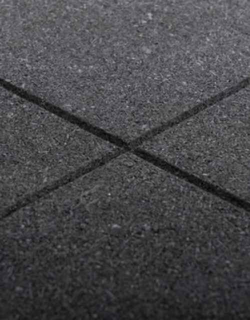 Ergofloor ErgoTile Quad 500x500x15 mm - Sort