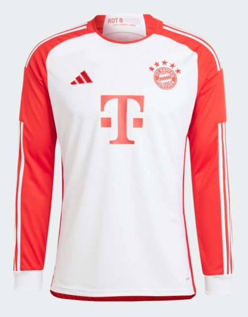 FC Bayern Munich home jersey L/S 2023/24 - mens-M Rød