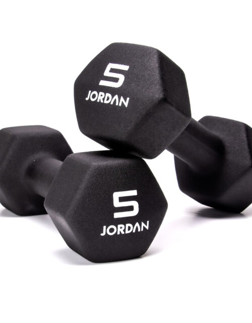 Håndvægte 5,0 kg Sort, Jordan Neopren (sæt)