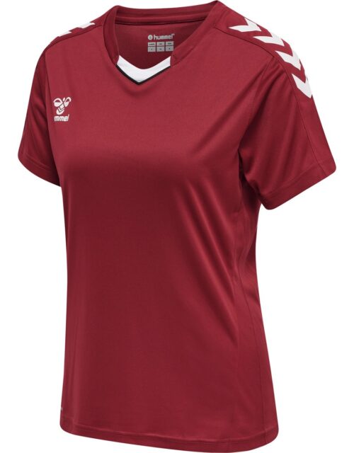 Hummel hmlCORE XK CORE Poly Trænings T-Shirt Dame, maroon