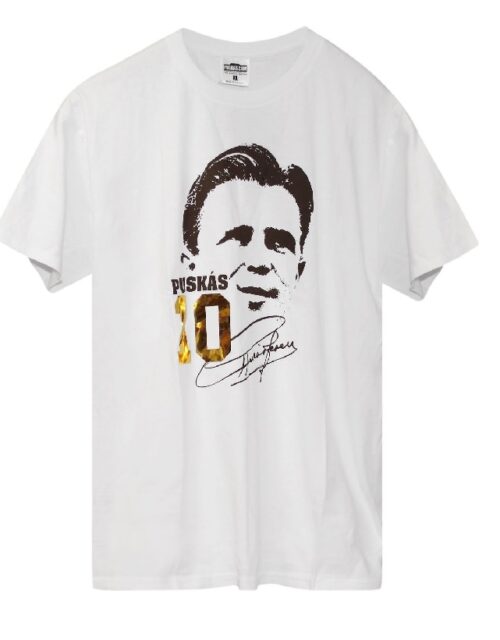 Hungary tee - Puskas 10-M Hvid