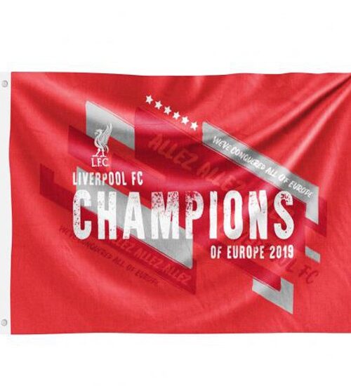 Liverpool Champions Europe Flag Trade-One-size Rød