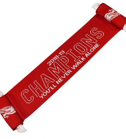 Liverpool Champions Europe Scarf Trade-One-size Rød