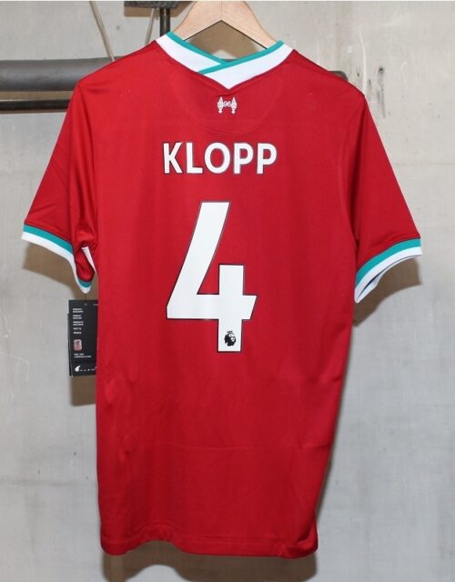 Liverpool home jersey 2020/21 - men's - Klopp 4-L Rød