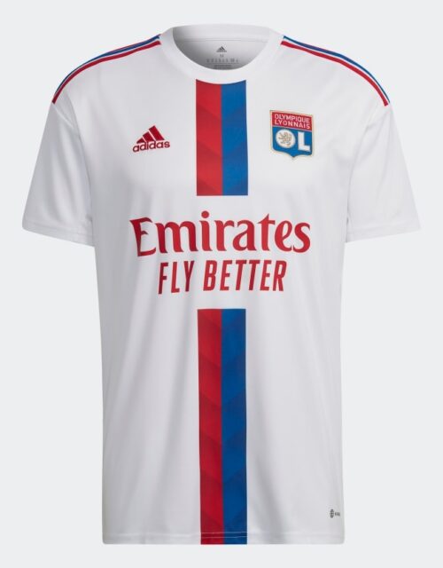 Lyon home jersey 2022/23 - by adidas-L Hvid
