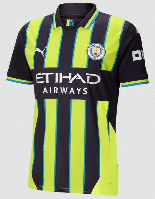 Manchester City away jersey 2024/25 - mens-XS Mørkeblå