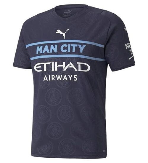 Manchester City third jersey 2021/22 - authentic-XL Mørkeblå