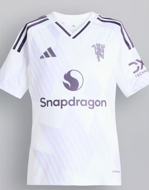 Manchester United away jersey 2025/26 - youth-128 Hvid