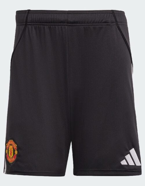 Manchester United home shorts 2025/26 - mens-S Sort
