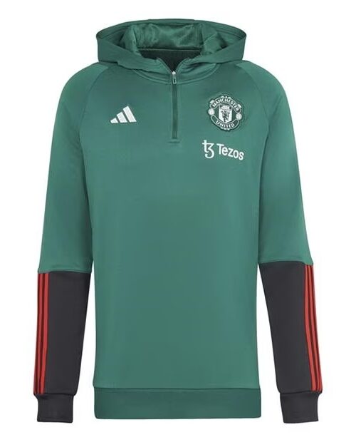 Manchester United hoody top 2023/24 - mens-M Grøn