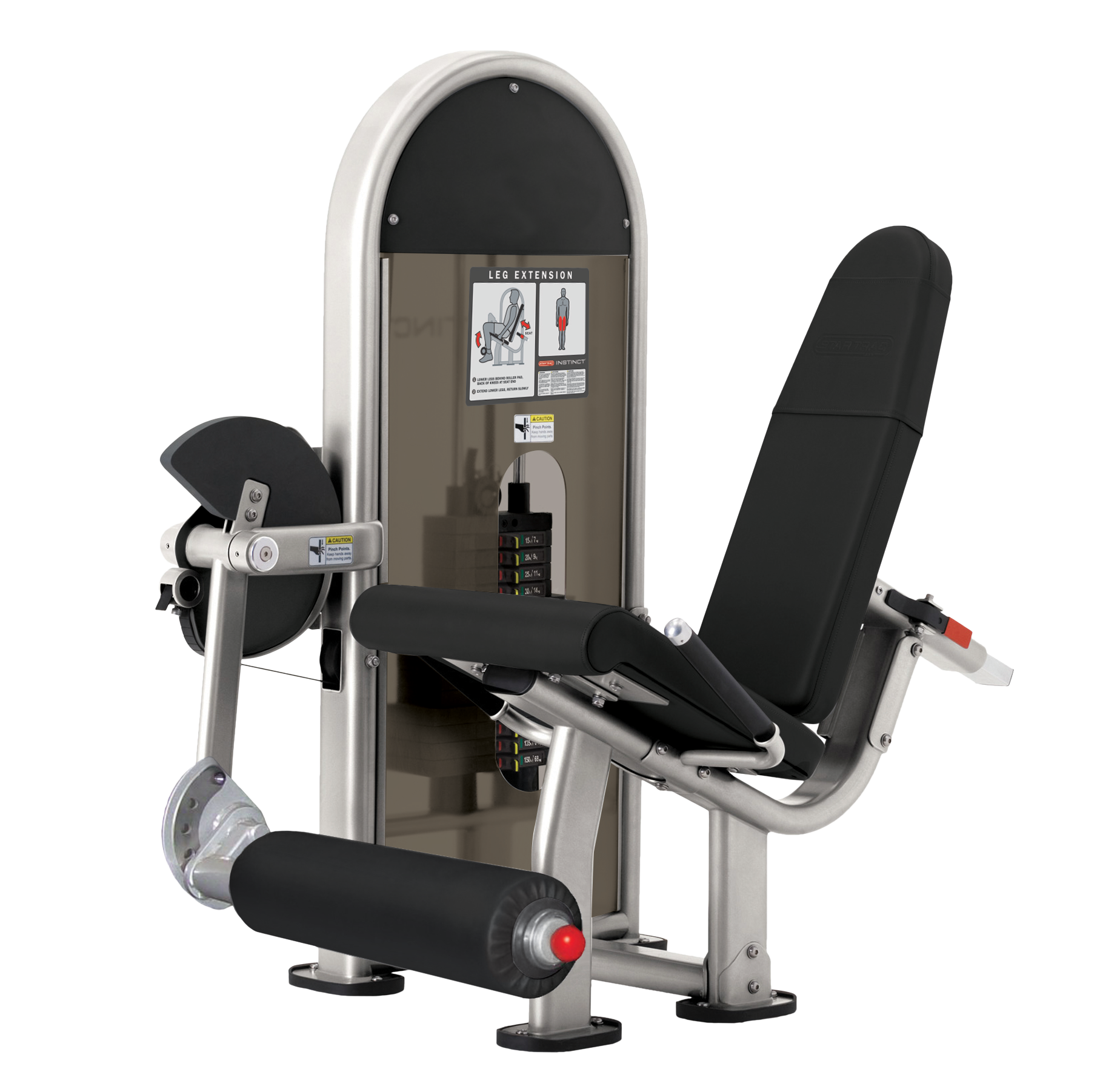 Nautilus Instinct Leg Extension Sølv
