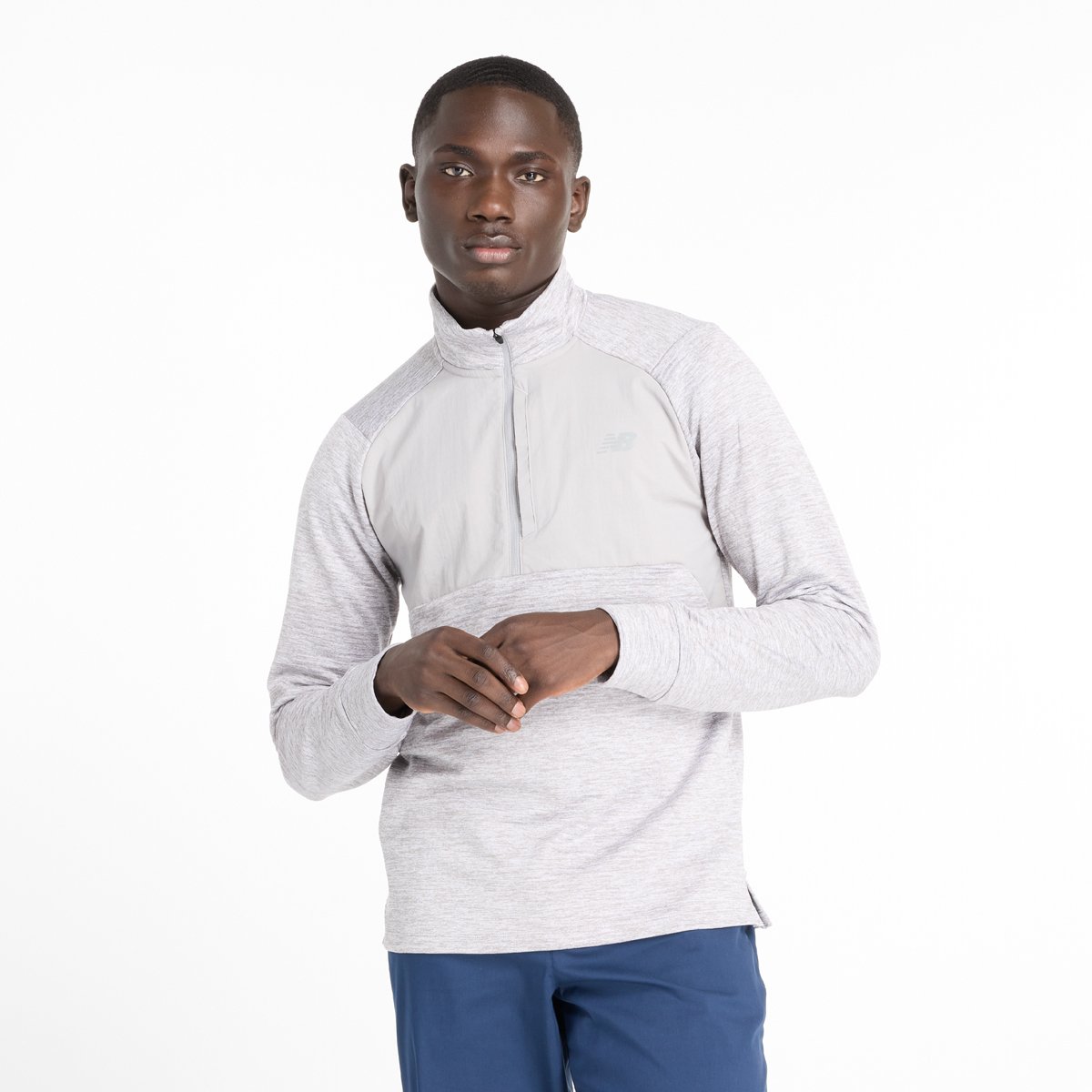 New Balance Athletics Heat Grid Half-Zip Midlayer Herre