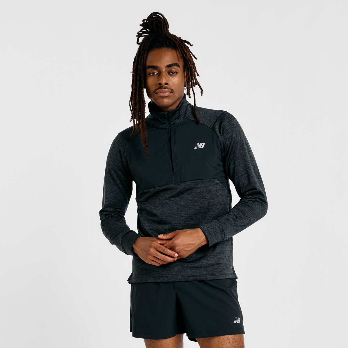 New Balance Athletics Heat Grid Half-Zip Midlayer Herre