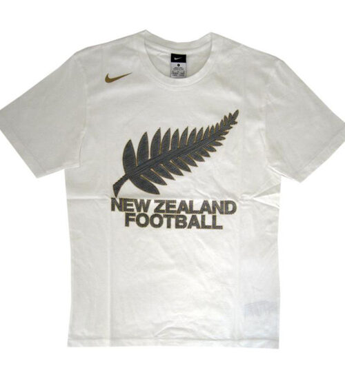 New Zealand tee All Whites VM 2010 - hvid-M Hvid