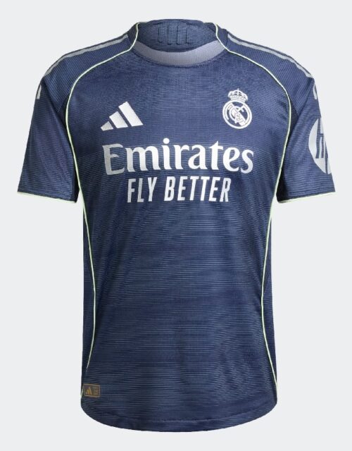 Real Madrid away jersey 2025/26 - authentic-XL Mørkeblå
