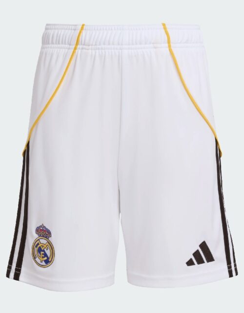 Real Madrid home shorts 2025/26 - youth-128 Hvid