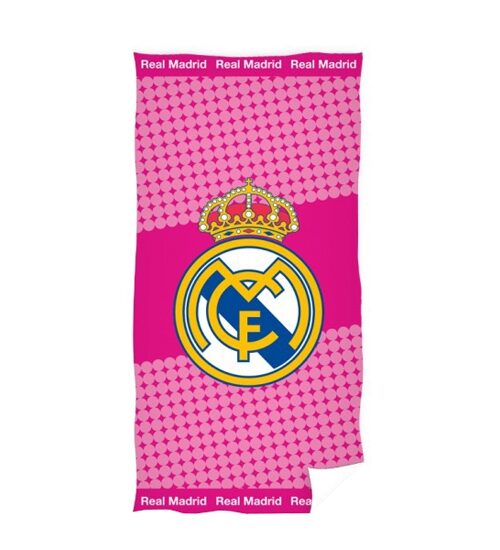 Real Madrid towel pink-one-size Lyserød